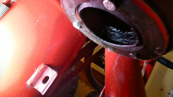 Bottom pipe removed