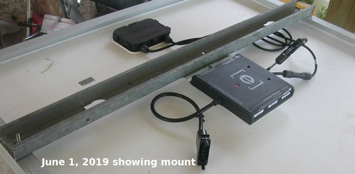 PV microinverter mounting method